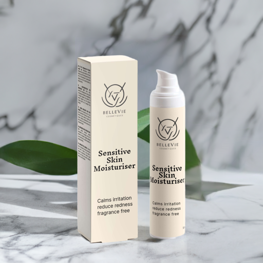 Sensitive Skin Moisturiser 50ml – Fragrance-Free Hydration for Redness-Prone, Delicate Skin