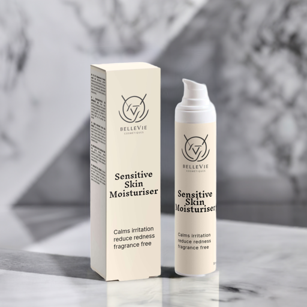 Sensitive Skin Moisturiser 50ml – Fragrance-Free Hydration for Redness-Prone, Delicate Skin