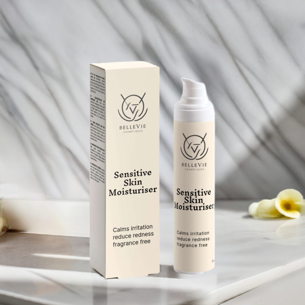 Sensitive Skin Moisturiser 50ml – Fragrance-Free Hydration for Redness-Prone, Delicate Skin