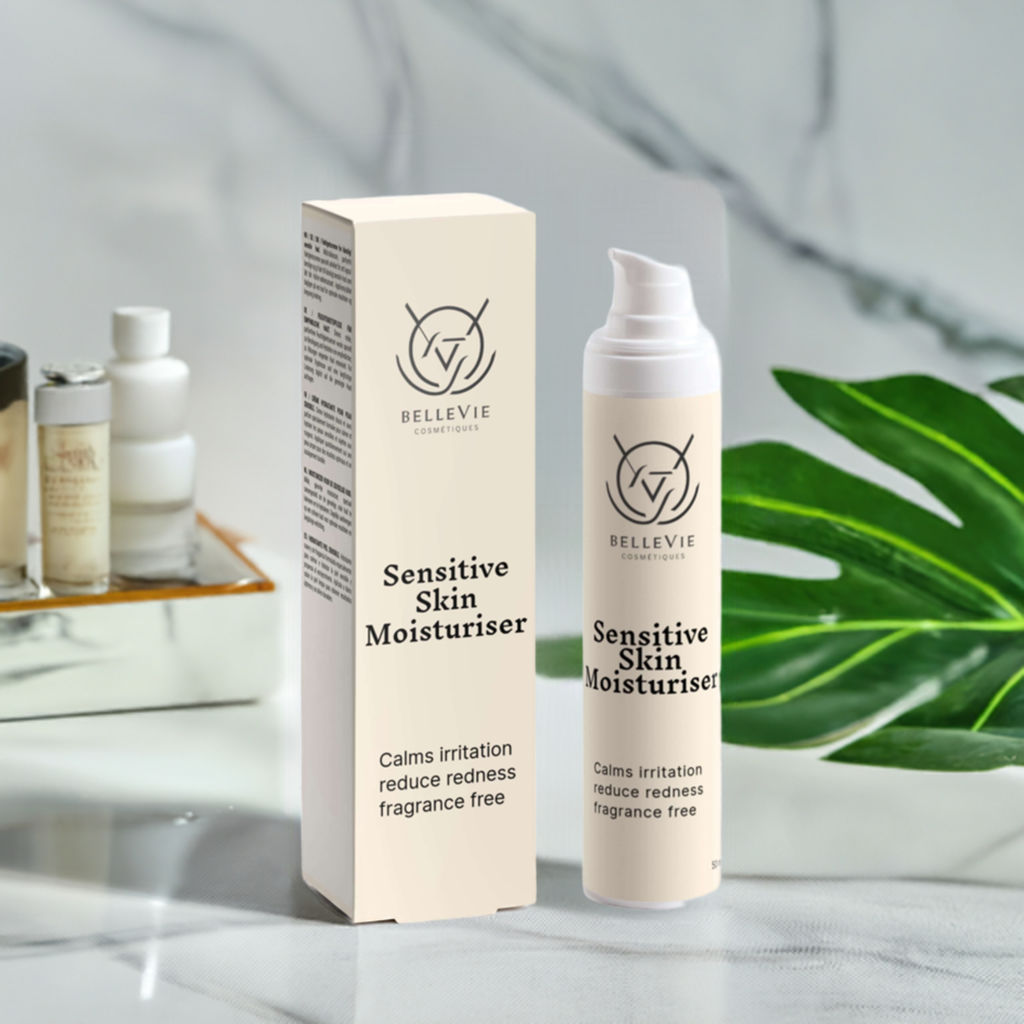 Sensitive Skin Moisturiser 50ml – Fragrance-Free Hydration for Redness-Prone, Delicate Skin