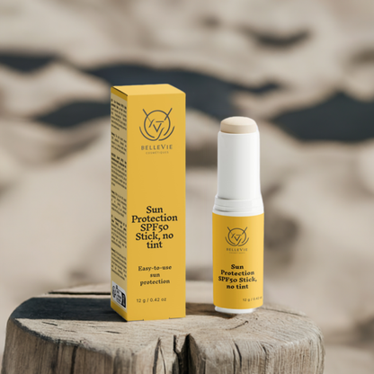 Mineral SPF 50 Sunscreen Stick – Invisible, Non-Tinted, Broad-Spectrum Protection