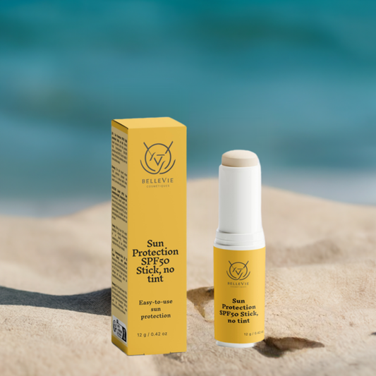 Mineral SPF 50 Sunscreen Stick – Invisible, Non-Tinted, Broad-Spectrum Protection