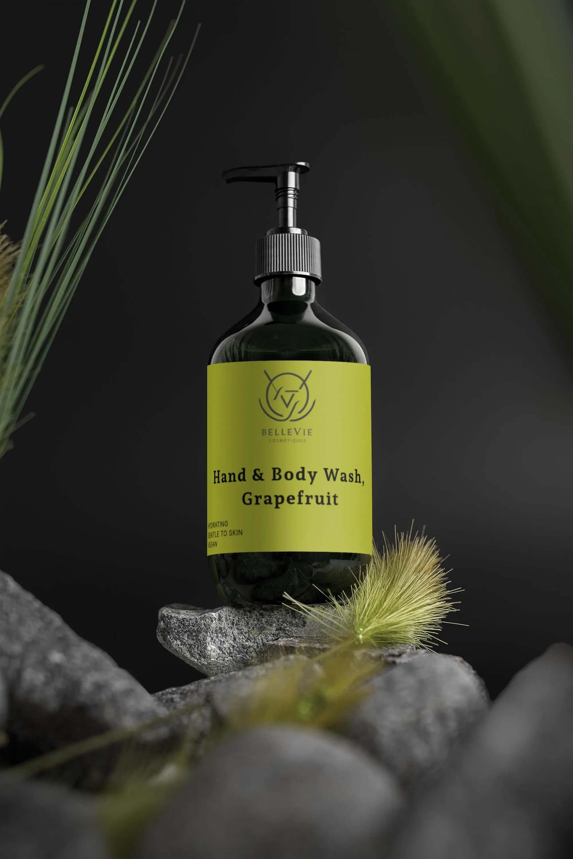 Grapefruit Hand & Body Wash, Grapefruit 490ml - BelleVie Cosmétiques