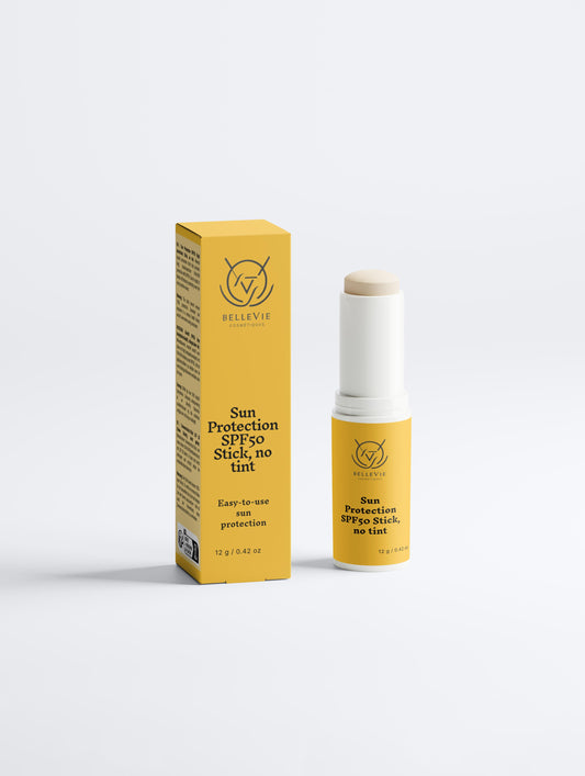 Mineral SPF 50 Sunscreen Stick – Invisible, Non-Tinted, Broad-Spectrum Protection