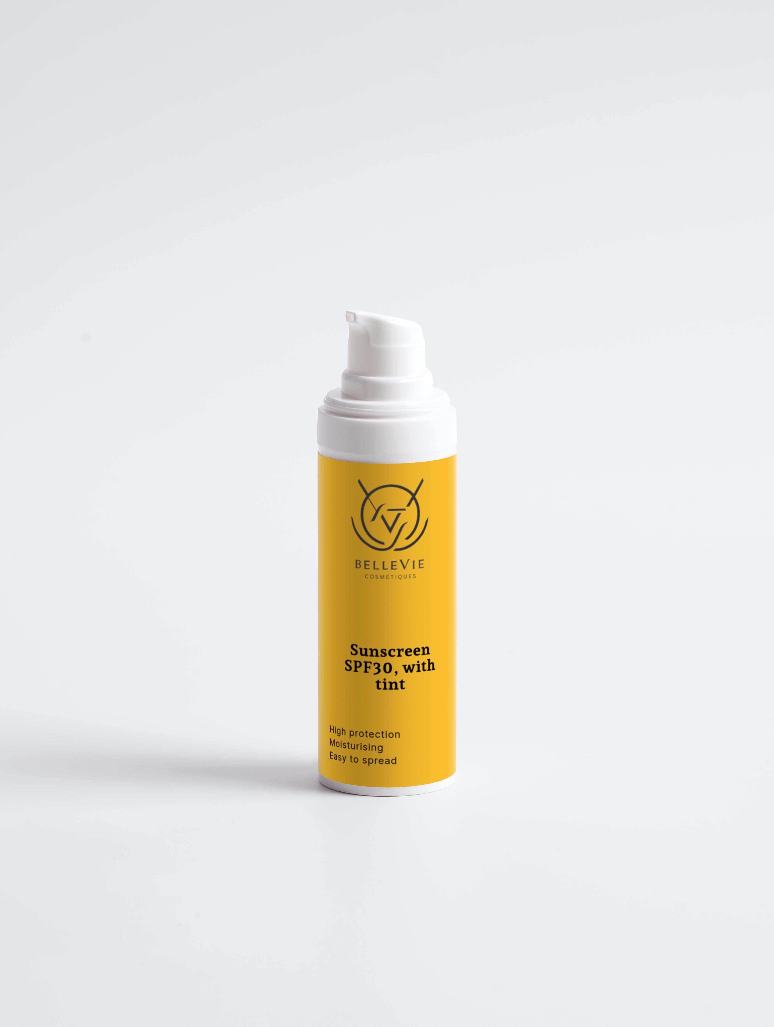 Sunscreen SPF30, with tint 30ml