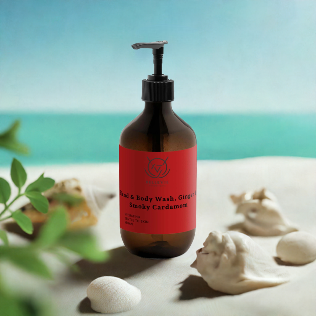 Smoky Cardamom Hand & Body Wash, Ginger & Smoky Cardamom 490ml