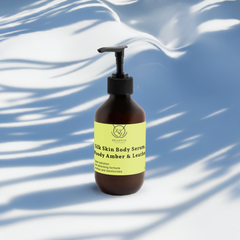 Silk Skin Body Serum, Woody Amber & Leather 270ml