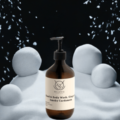 Gel de baño para manos y cuerpo con cardamomo ahumado, jengibre y cardamomo ahumado, 490 ml
