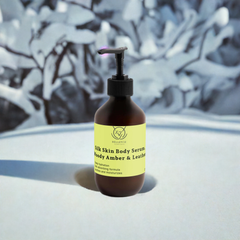 Silk Skin Body Serum, Woody Amber & Leather 270ml