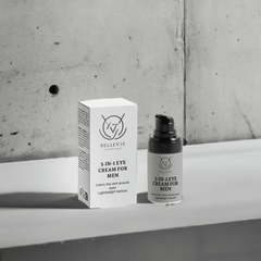 Give your eyes a refreshing, youthful boost with our 3-in-1 Eye Cream for Men—a powerful anti-aging formula designed to hydrate, reduce dark circles &amp; puffiness, and smooth fine lines. This lightweight, fast-absorbing cream is infused with 1% Cannabidiol (CBD) for calming and soothing benefits, making it an essential in every man’s grooming routine.