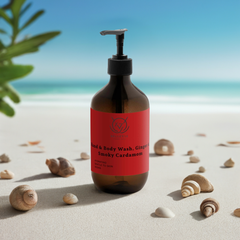 Smoky Cardamom Hand & Body Wash, Ginger & Smoky Cardamom 490ml