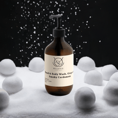 Gel de baño para manos y cuerpo con cardamomo ahumado, jengibre y cardamomo ahumado, 490 ml
