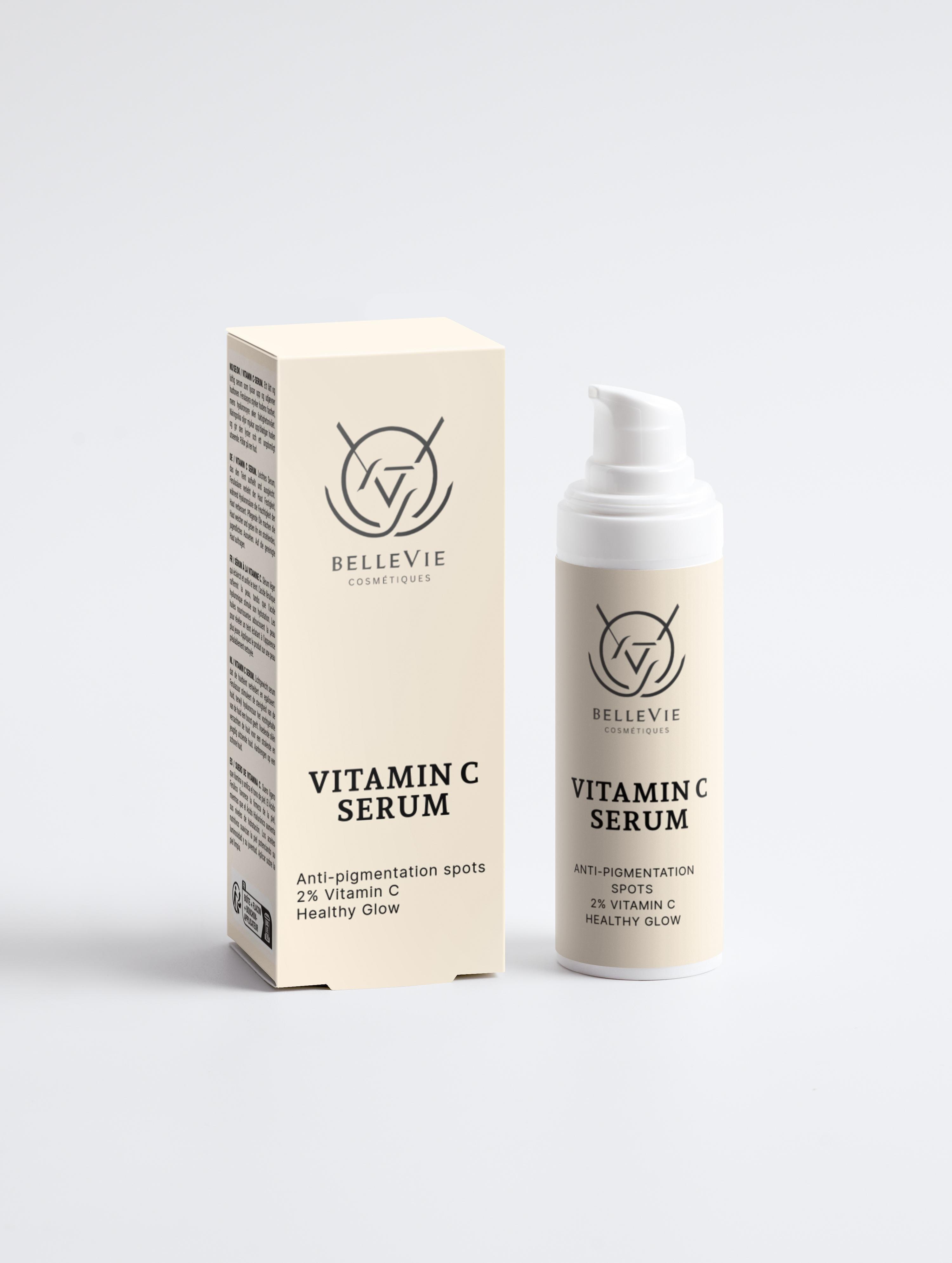 Vitamin C Serum For Face 30ml - BelleVie Cosmétiques