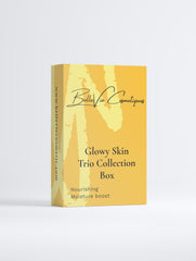 Glowy Skin Trio Collection Box - included Gentle Cleansing Milk, Moisturising Day Cream, Nourishing Facial Oil